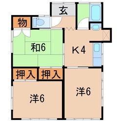 佐藤貸家(鳥谷野舘48-1)の物件間取画像